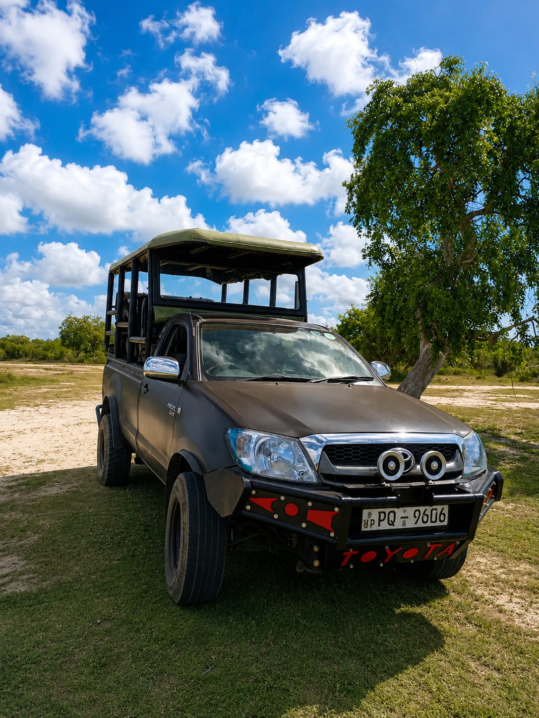 Custom safari jeep